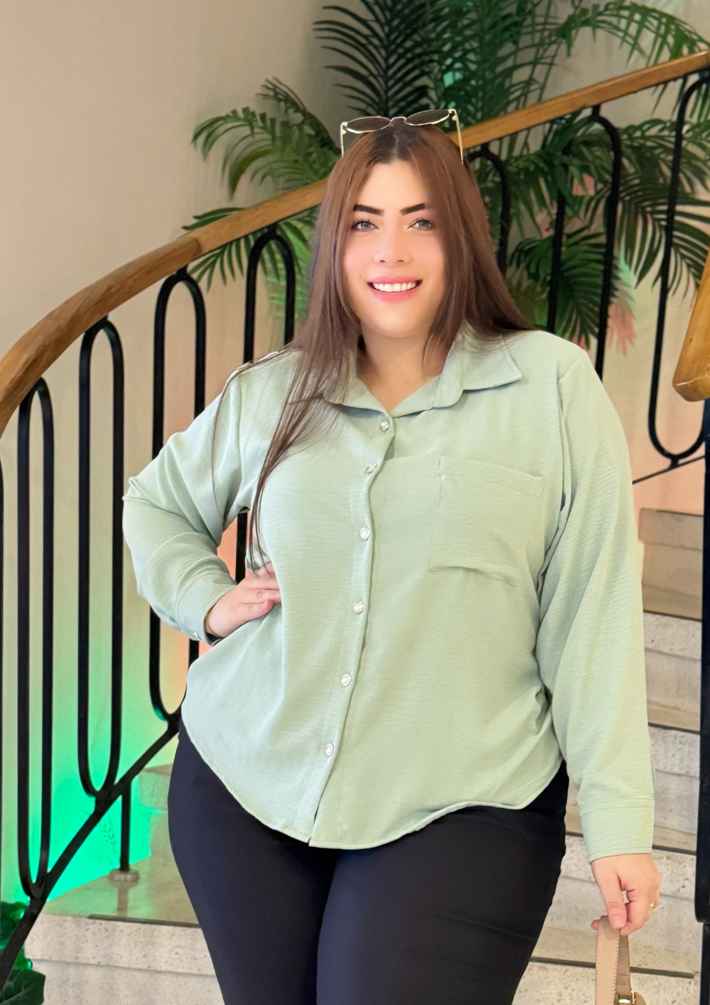 Camisa Manga Larga Plus