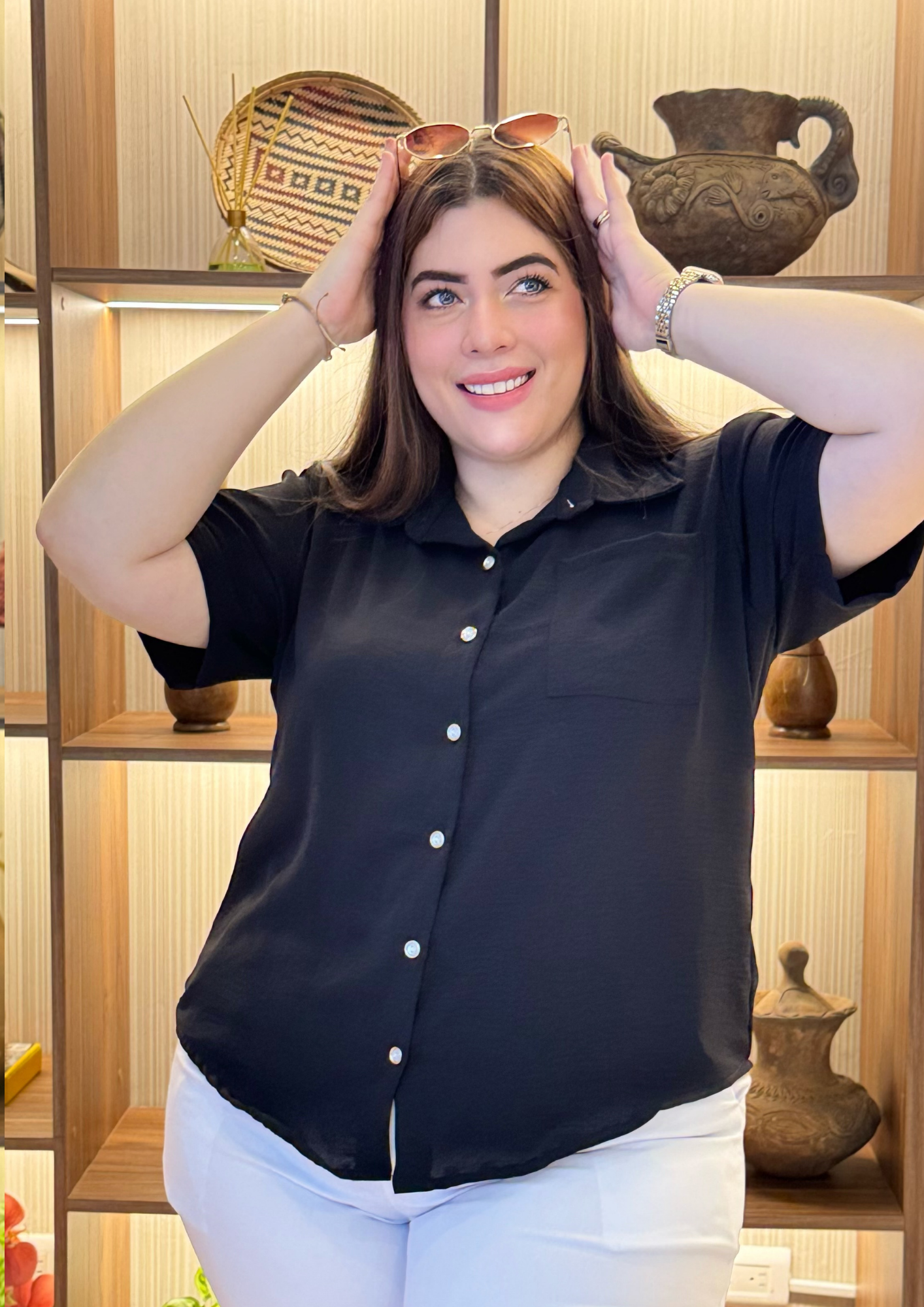 Camisa Manga Corta Plus