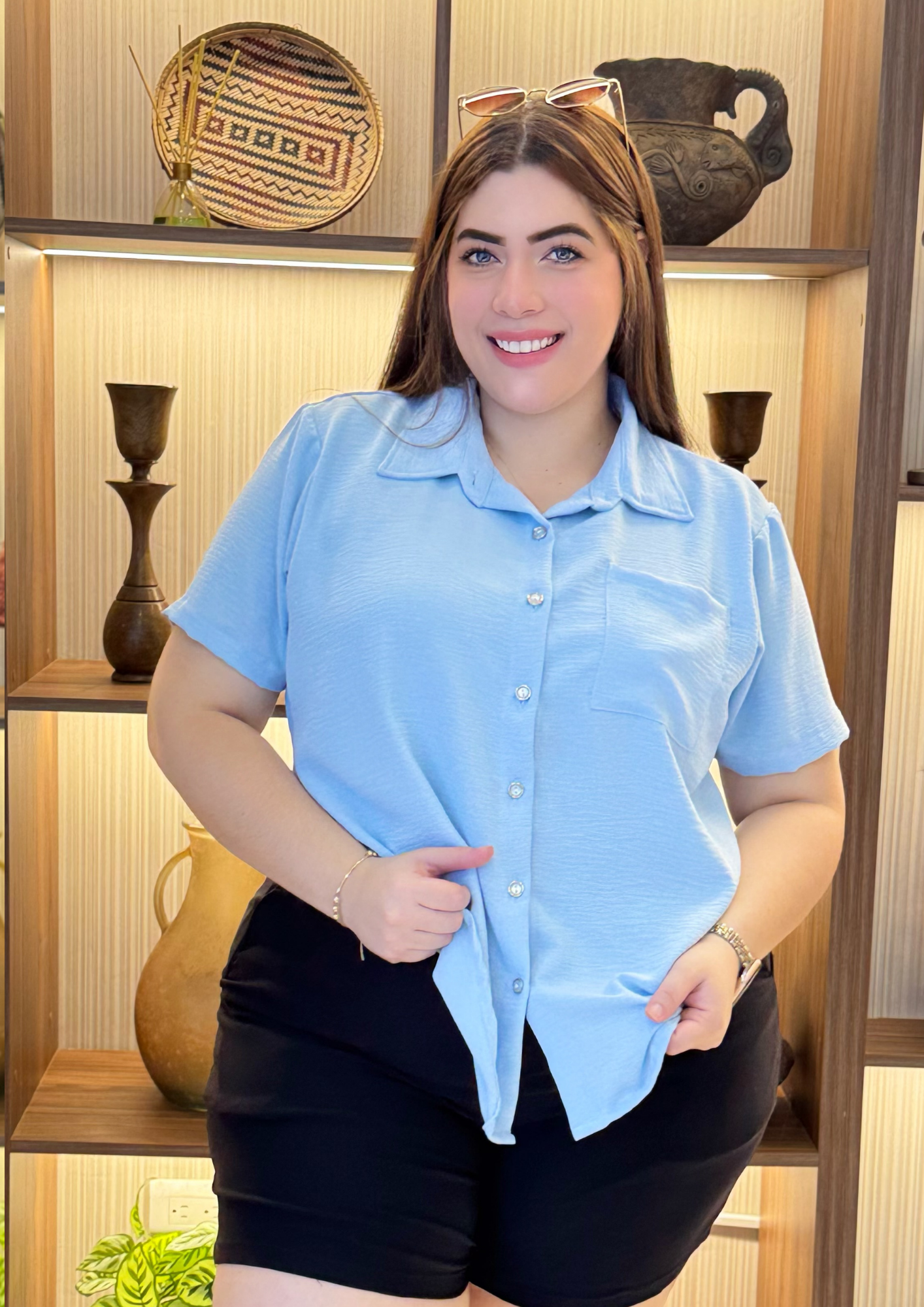 Camisa Manga Corta Plus