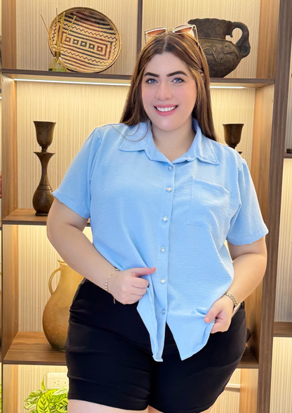 Camisa Manga Corta Plus