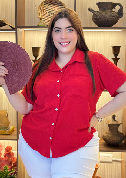 Camisa Manga Corta Plus