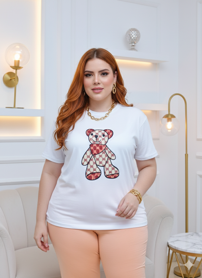 Conjunto Jogger Plus Basica Sublimada melon